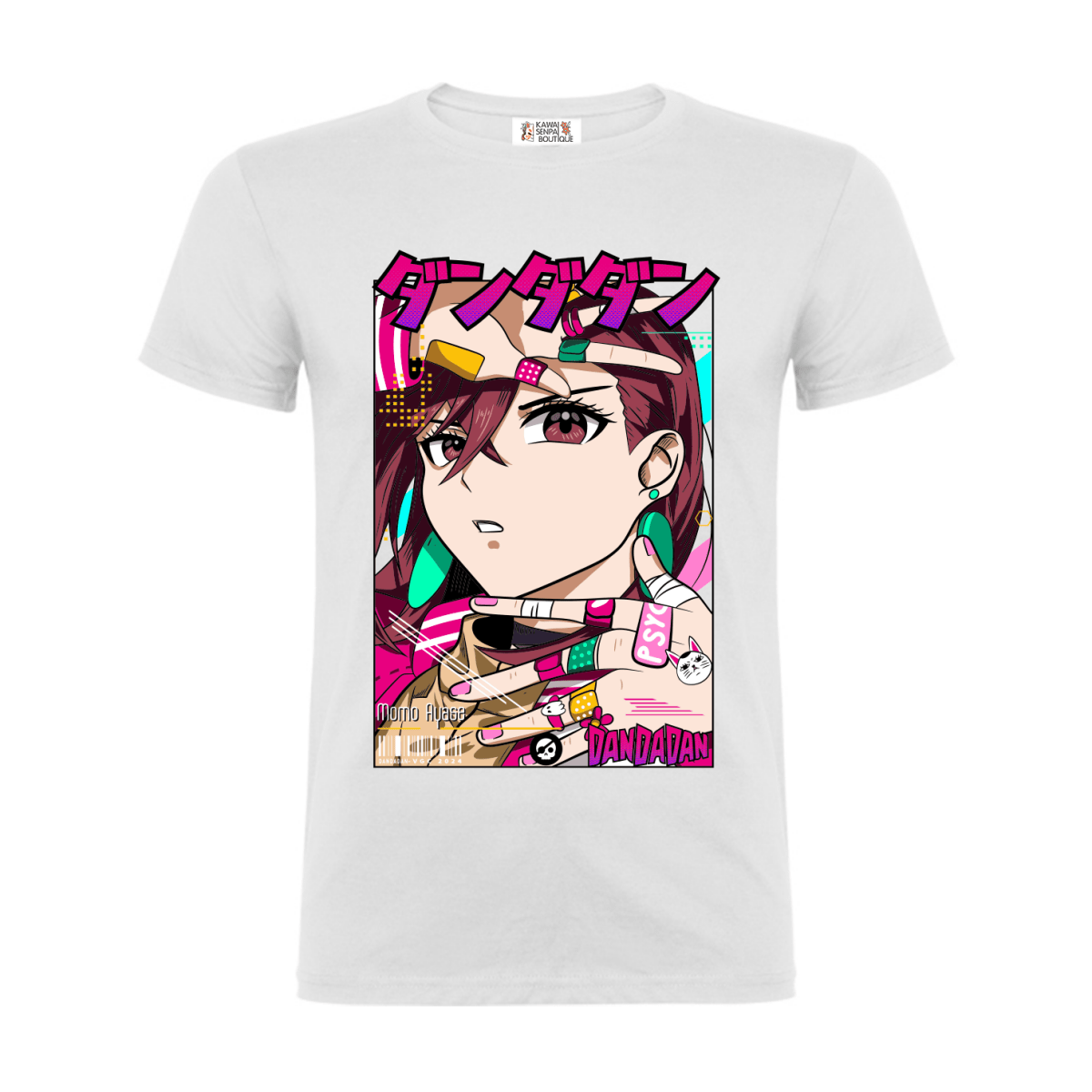 T-shirt Dandadan Momo Ayase - Kawaii Senpai Boutique