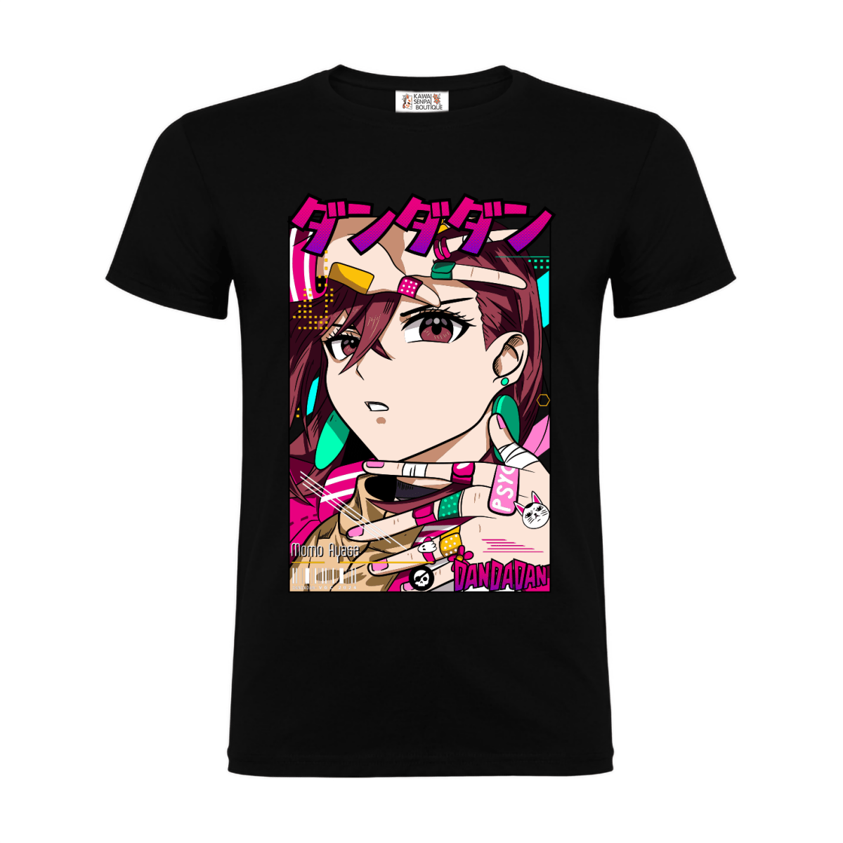 T-shirt Dandadan Momo Ayase - Kawaii Senpai Boutique