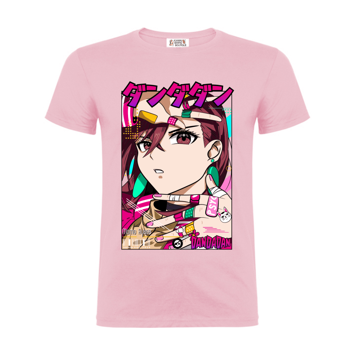 T-shirt Dandadan Momo Ayase - Kawaii Senpai Boutique