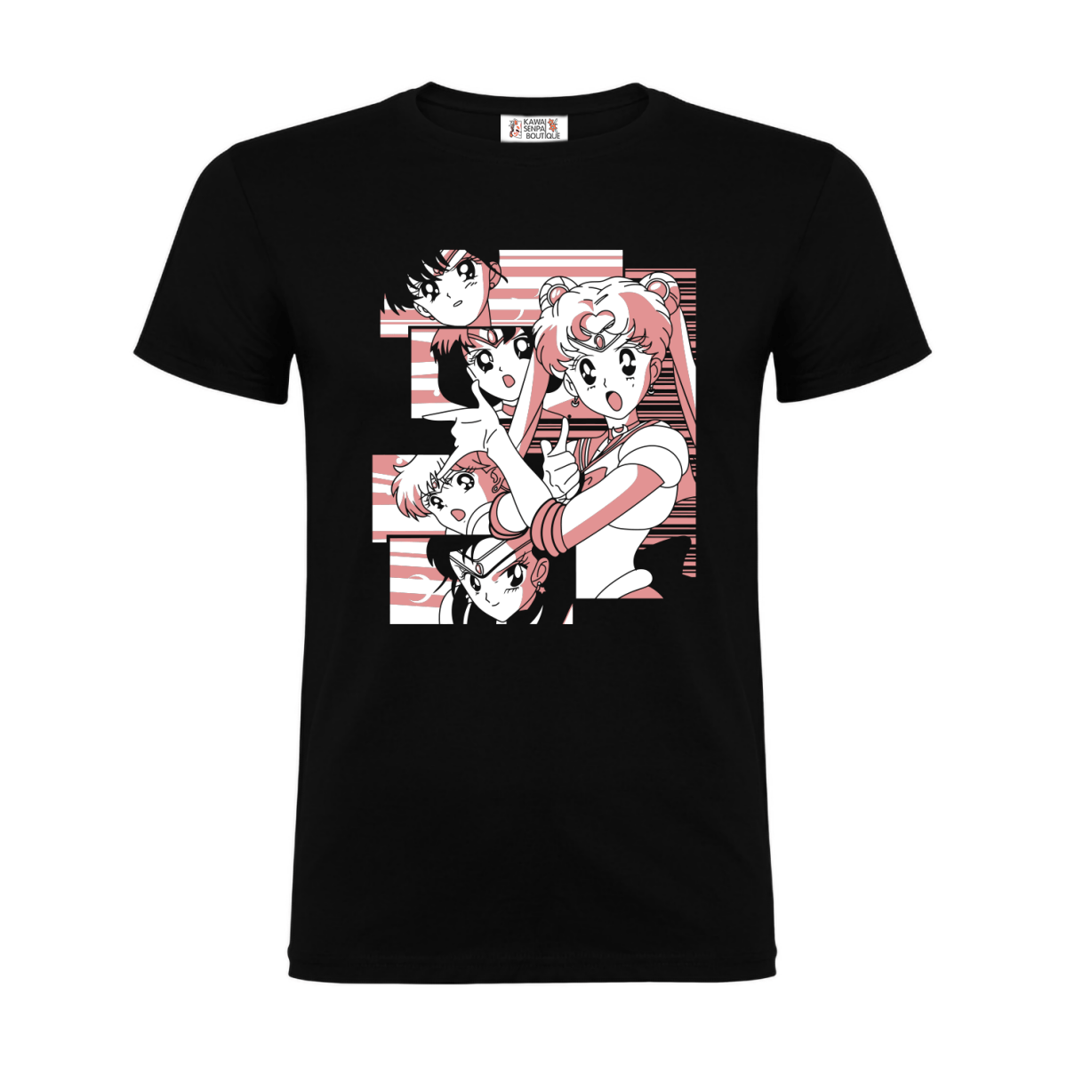 T-shirt SailorMoon Pink - Kawaii Senpai Boutique