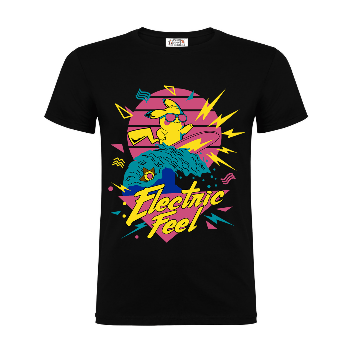 T-Shirt Pokemon Pikachu Electric Feel - Kawaii Senpai Boutique