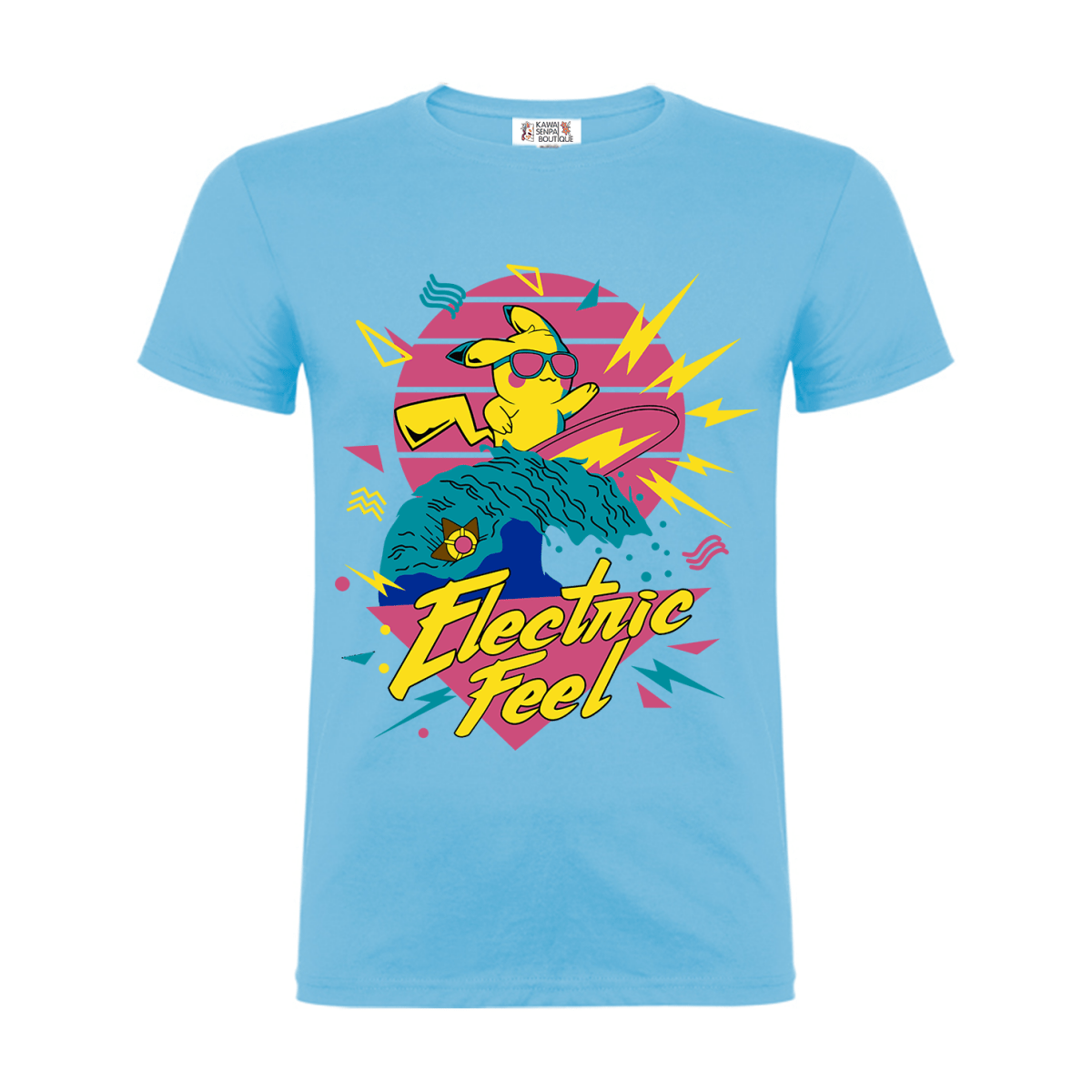 T-Shirt Pokemon Pikachu Electric Feel - Kawaii Senpai Boutique
