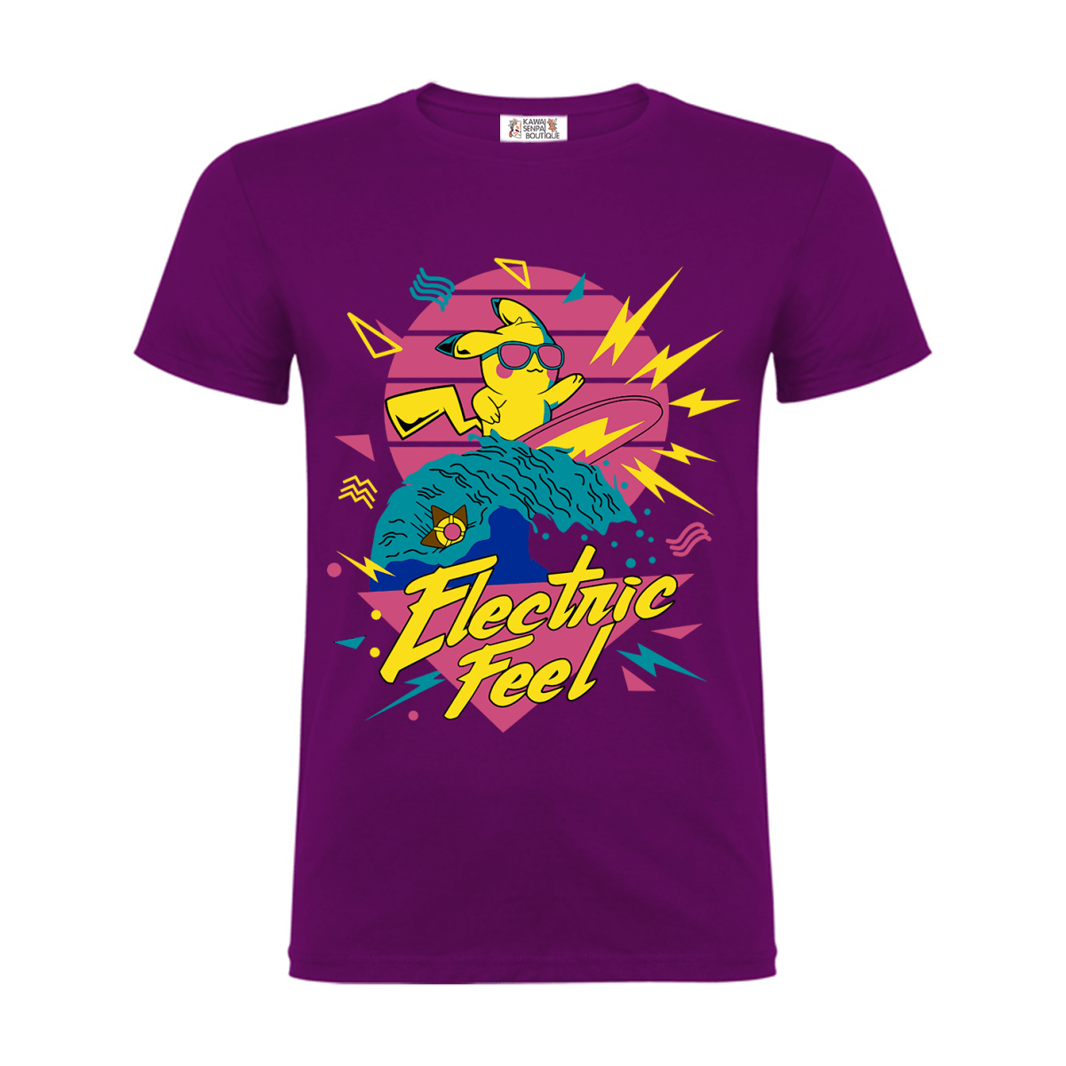 T-Shirt Pokemon Pikachu Electric Feel - Kawaii Senpai Boutique